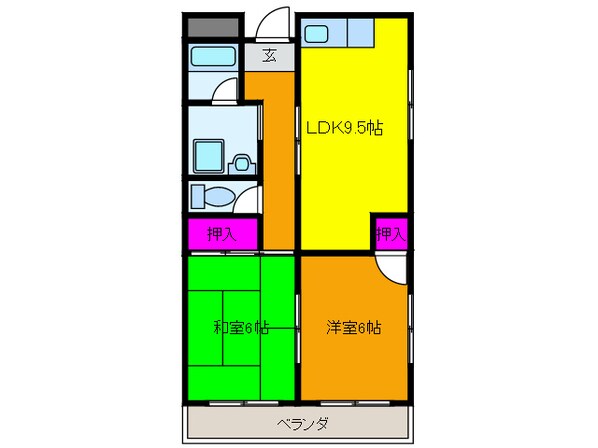 シャトレ－タカヤの物件間取画像